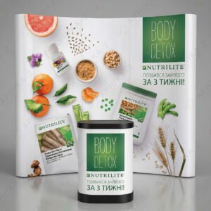 Поп-ап стенд изогнутый