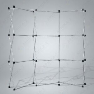 Поп-ап стенд изогнутый 3х3