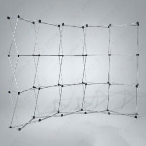 Поп-ап стенд изогнутый 5х3